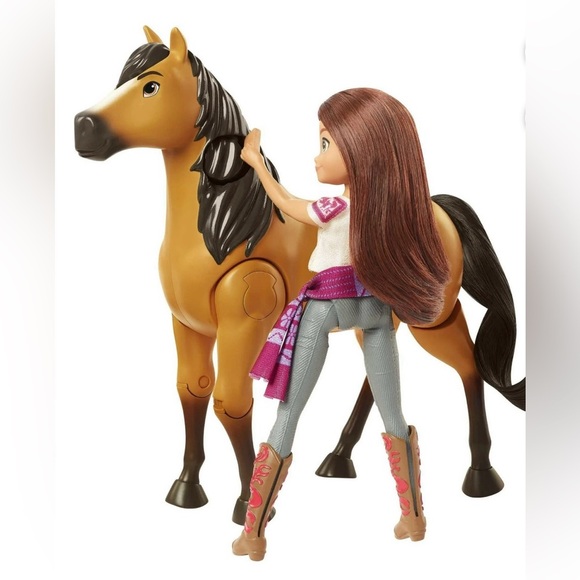 Mattel Other - Spirit Riding Free Horse and Doll Set